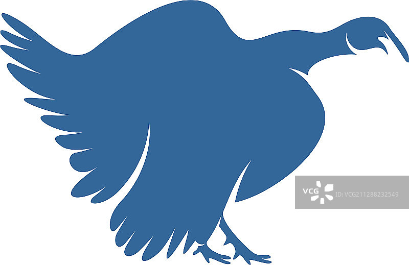 火鸡logo设计模板轮廓火鸡logo图片素材