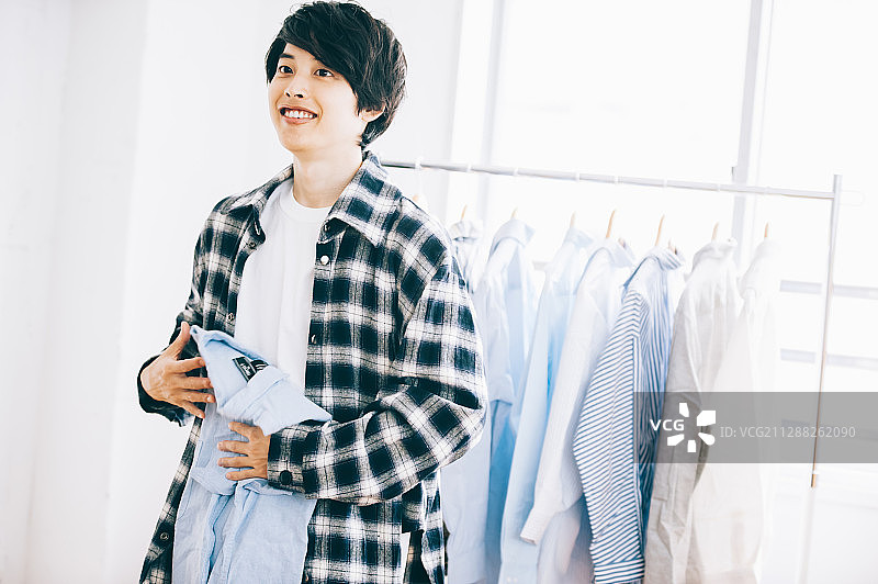 服装店员工兼职工作图片素材