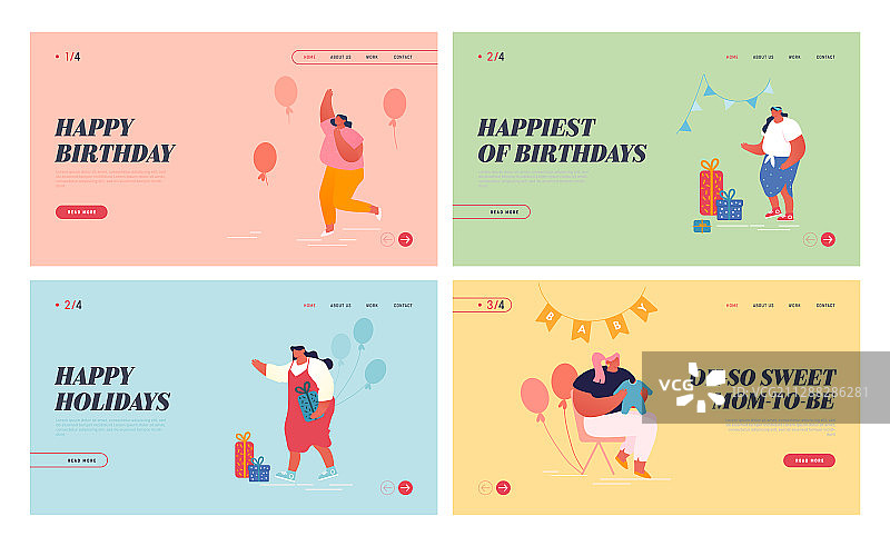 生日快乐和狂欢派对图片素材