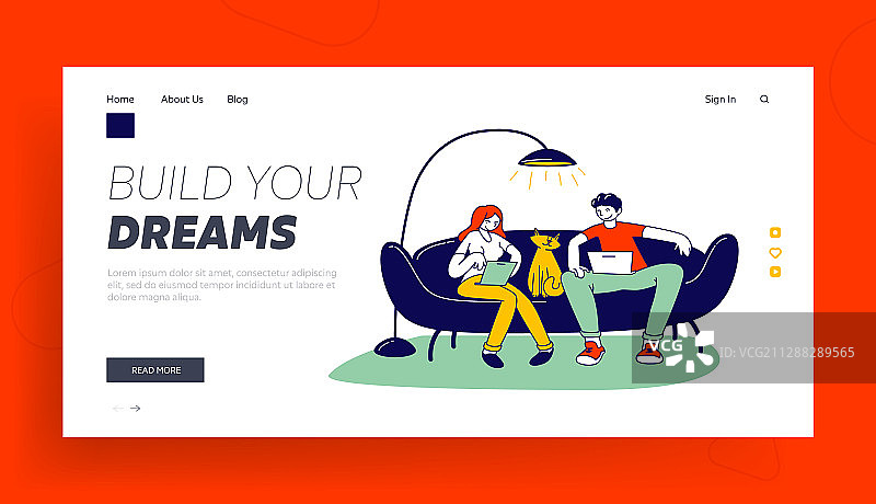 自由职业自主经营网站登录页图片素材