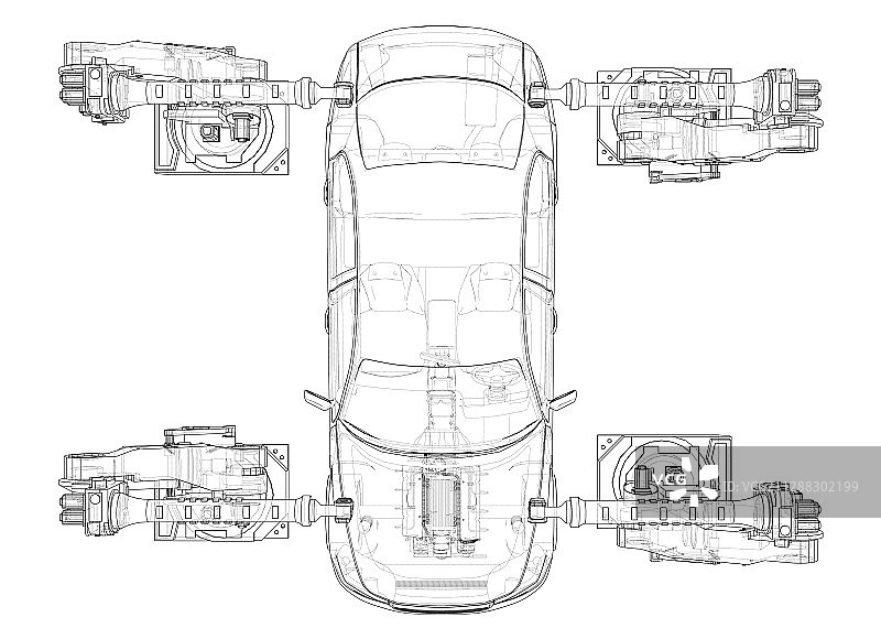 组装汽车图片素材