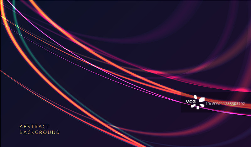 抽象背景霓虹灯光漩涡模糊图片素材