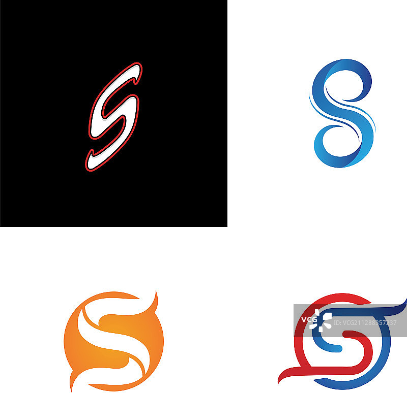 商业公司的字母标志图片素材