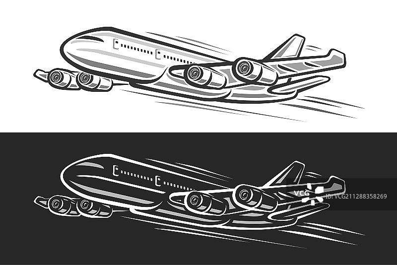 飞行飞机标志图片素材