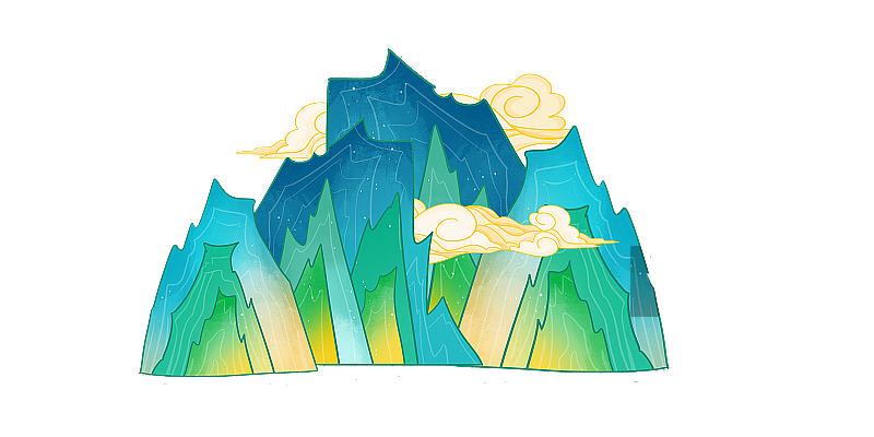 中国风山峰图片素材