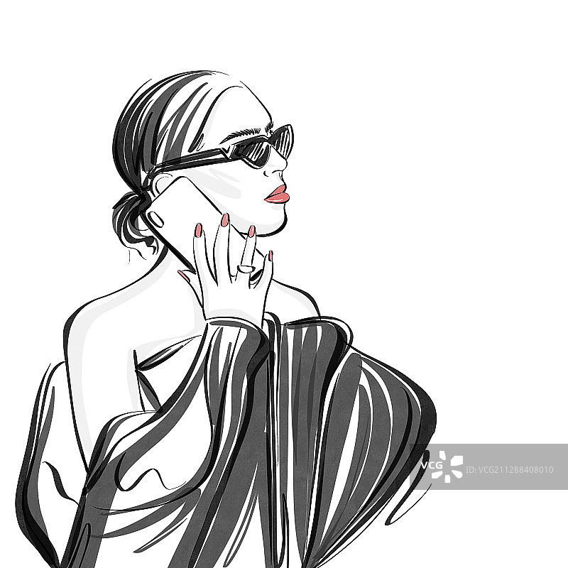 iPad创意类插画图片素材