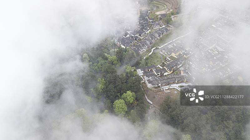山里人家图片素材
