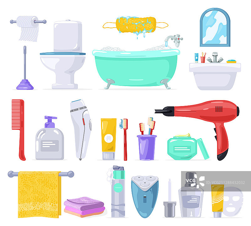 身体护理个人卫生用品大型合集图片素材