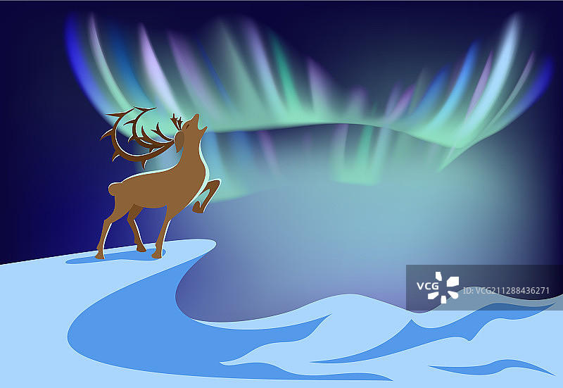 北极光图片素材