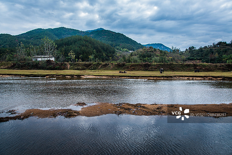 湖北大别山自然景观图片素材