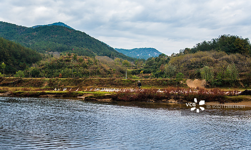 湖北大别山自然景观图片素材