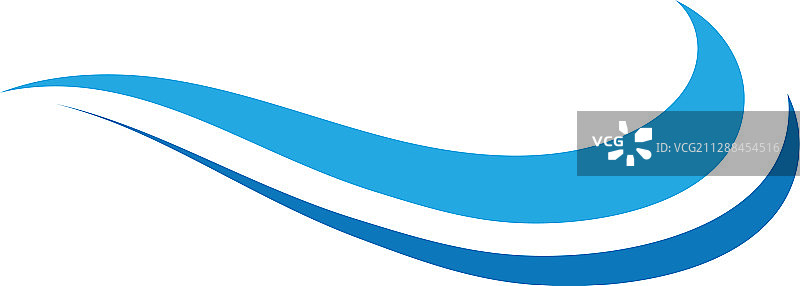 海浪Logo海洋风暴潮汐波浪图片素材