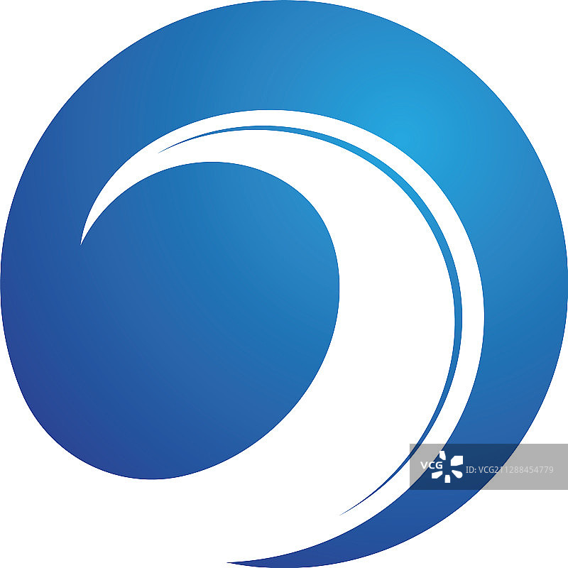 海浪Logo海洋风暴潮汐波浪图片素材