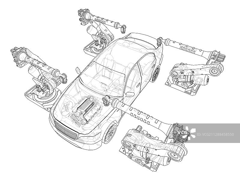 组装汽车图片素材