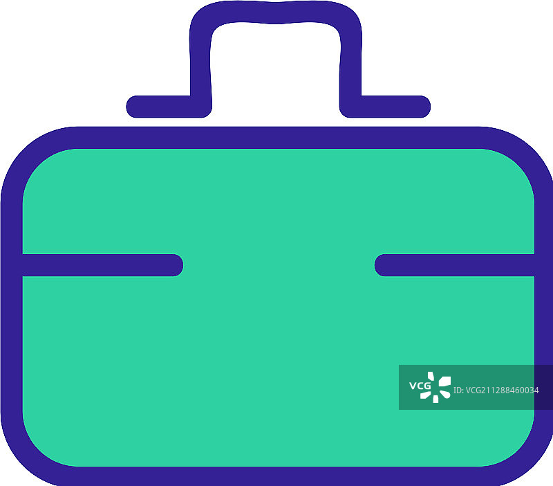 午餐盒轮廓图标图片素材