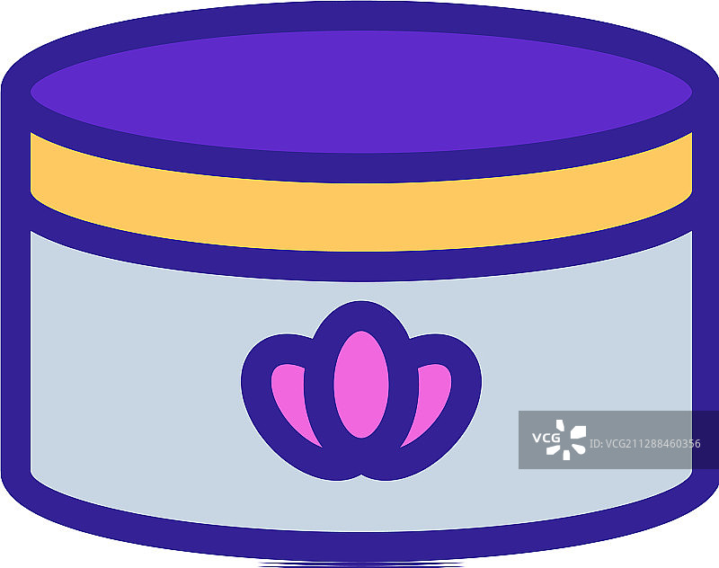 薰衣草香皂精油轮廓图标图片素材