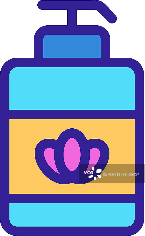 薰衣草霜轮廓图标图片素材