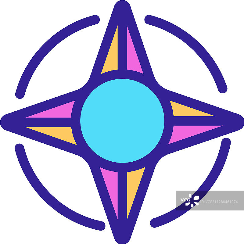 指南针旅游图标图片素材