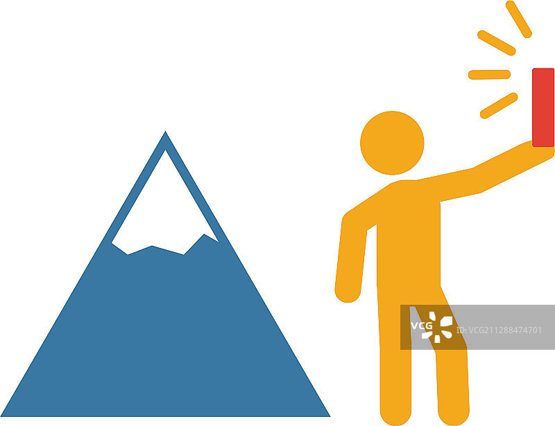 旅游自拍图标图片素材