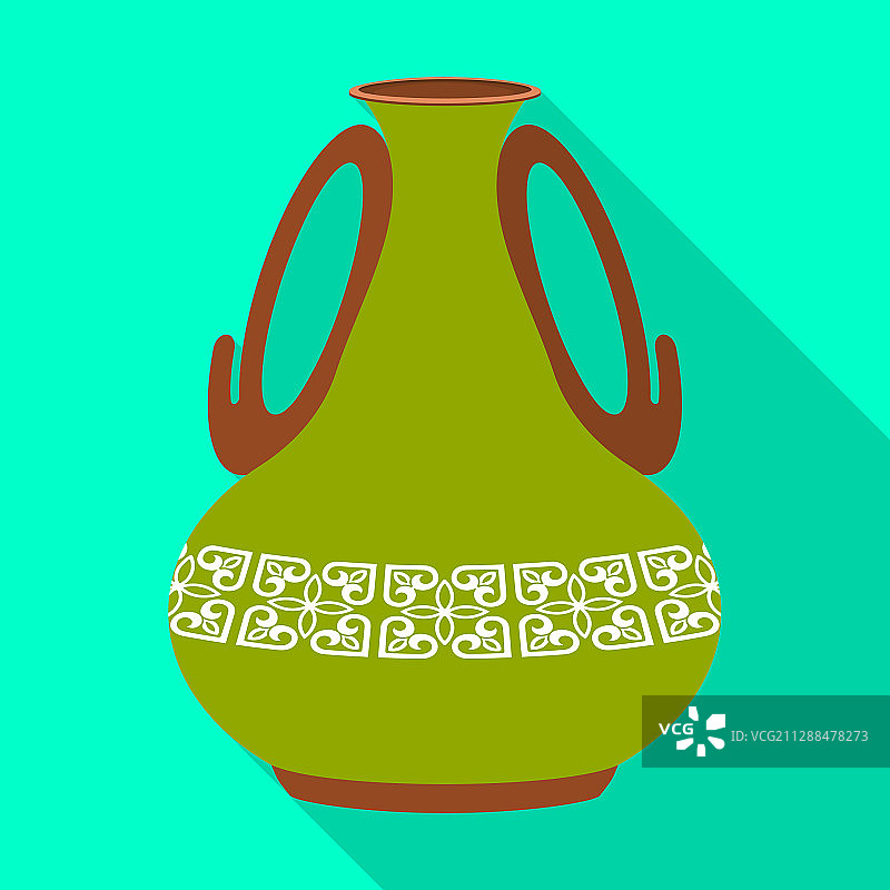 花瓶图标扁平风格隔离图标图片素材