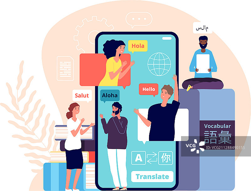 多语种你好问候图片素材