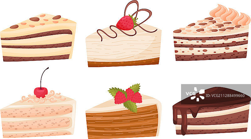 奶油浆果甜蛋糕图片素材