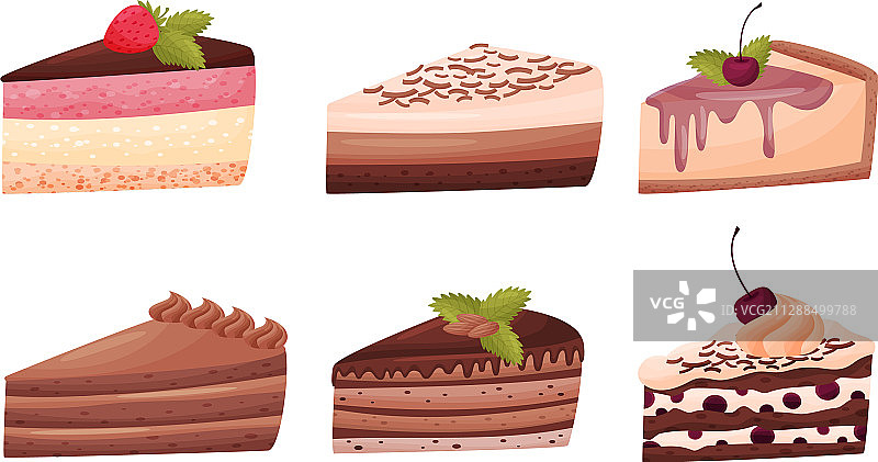 奶油浆果甜蛋糕图片素材