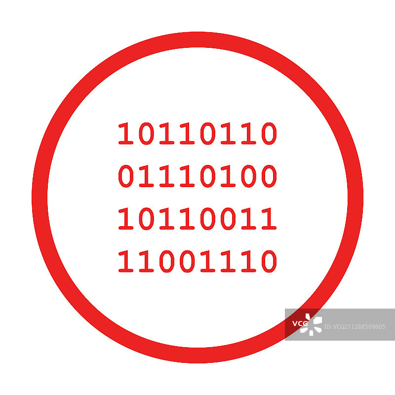 二进制代码和圆图片素材