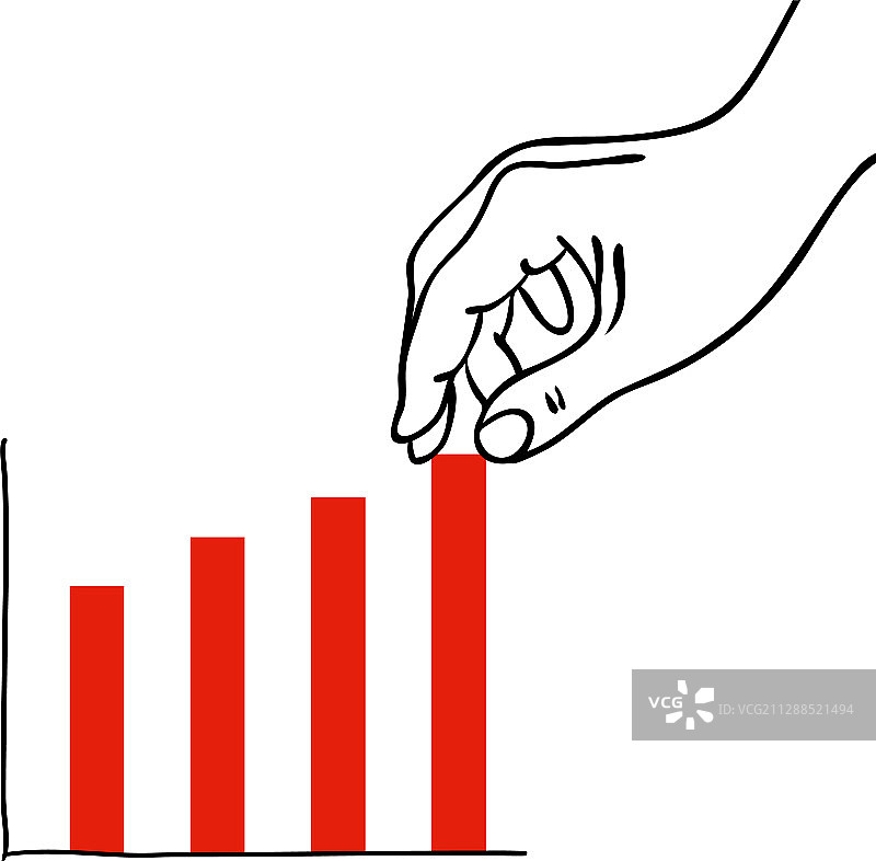 将条形放入红色条形图中图片素材