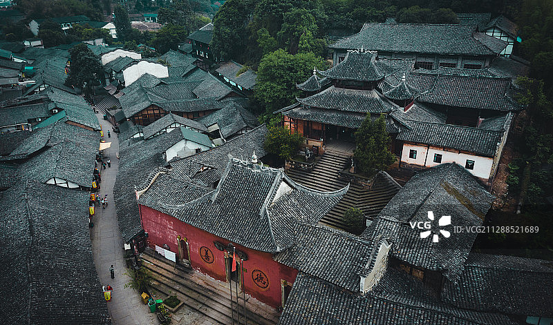 《古镇春秋》尧坝古镇位于四川省合江县，地处川渝黔结合部。图片素材