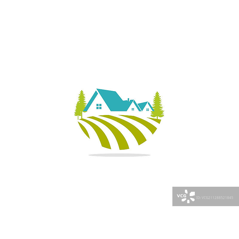 乡村风景自然logo图片素材