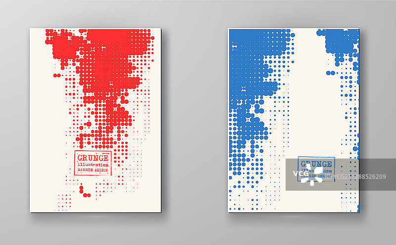 极简彩色封面设计集几何圆图片素材