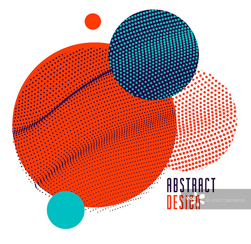 潮流抽象点状圆圈背景图片素材