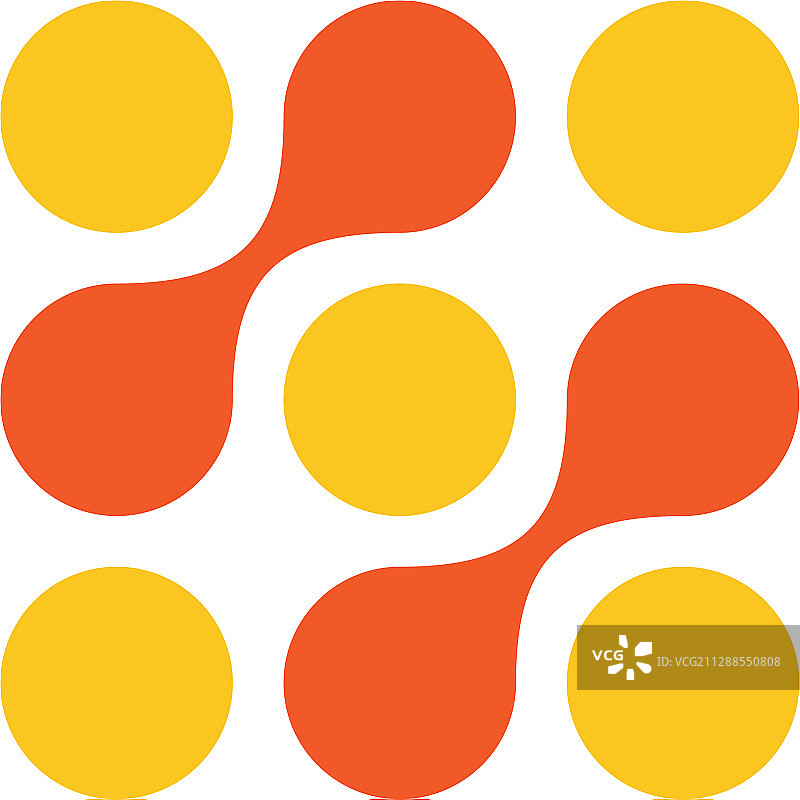 分子量子点Logo设计模板图片素材