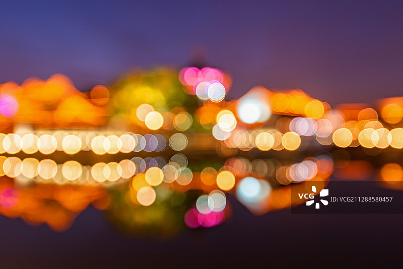 经典城市园林建筑郊外散光光斑图片素材