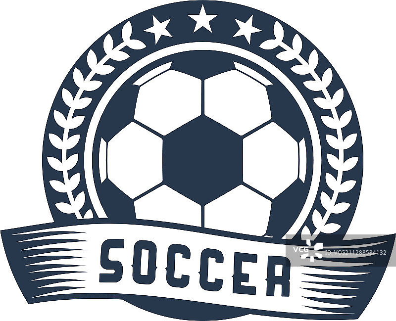 现代足球盾牌徽章标志设计图片素材