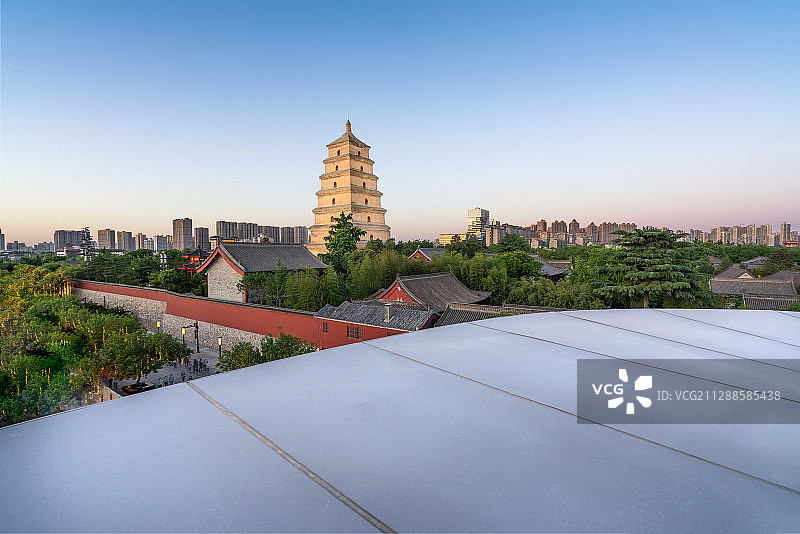 大雁塔背景图图片素材