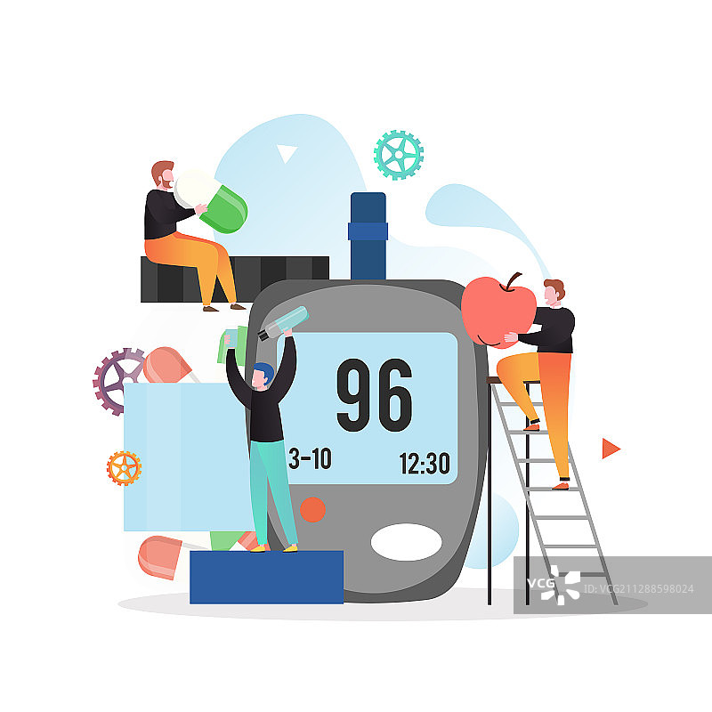 网站横幅糖尿病概念图片素材