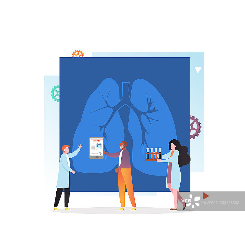 用于网页banner的肺部X光概念设计图片素材