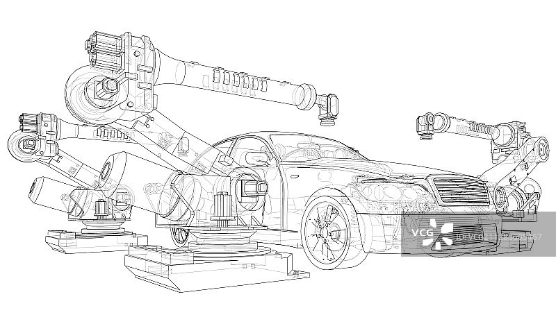 组装汽车图片素材