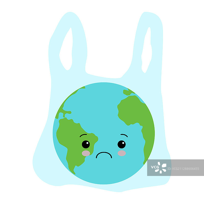 装在塑料袋里的地球：生态对话图片素材