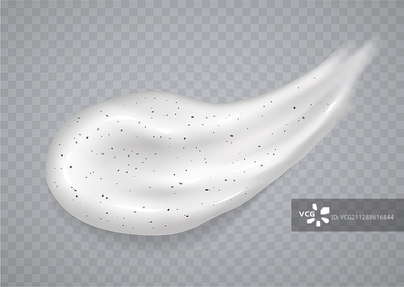 白色乳霜或磨砂膏涂抹痕迹图片素材