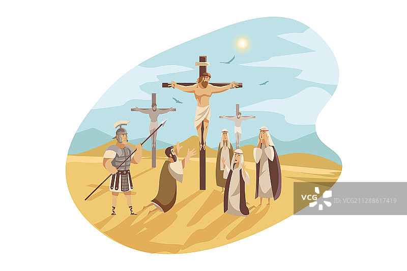 基督受难圣经概念图片素材