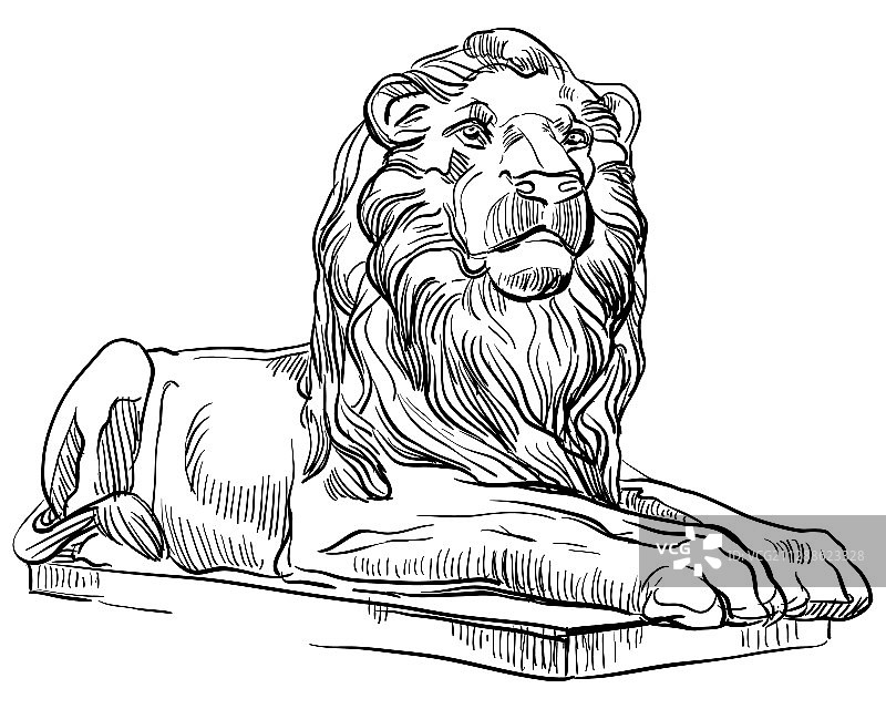 石狮子3图片素材