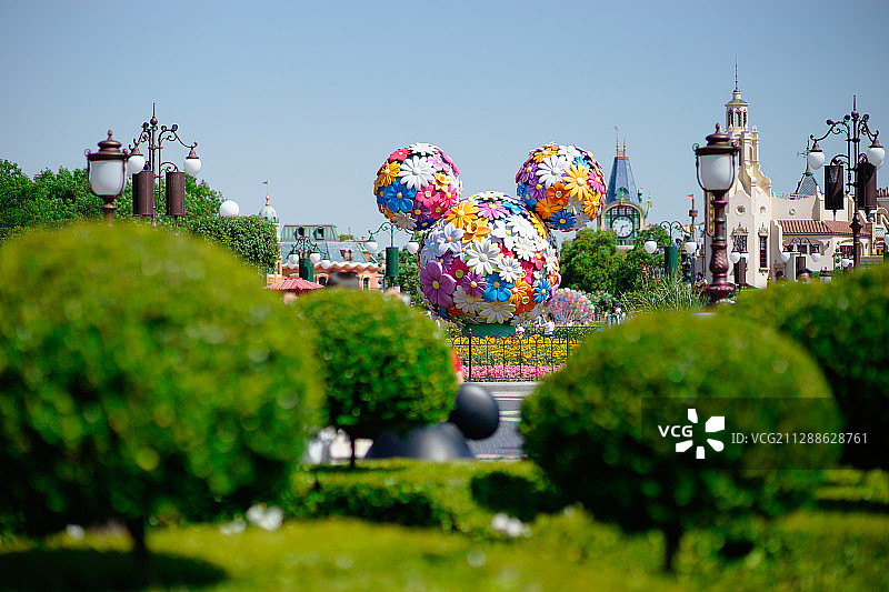 上海迪士尼度假乐园的幸福瞬间2020图片素材