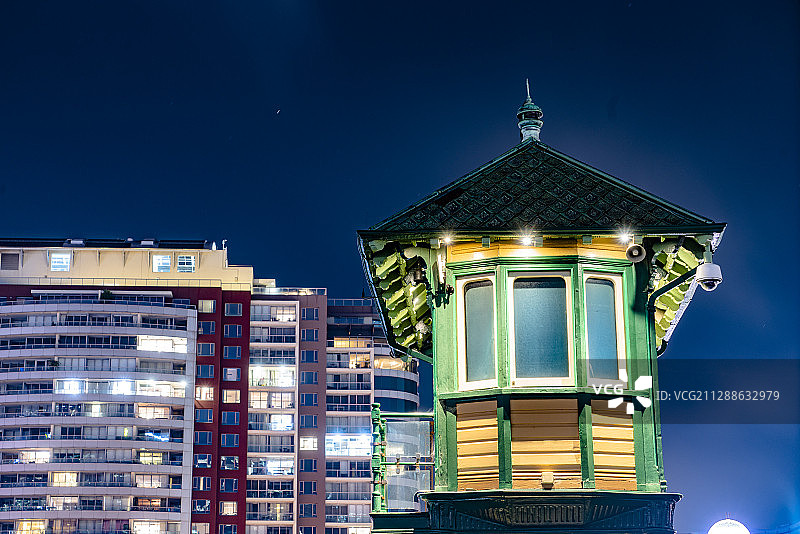 悉尼达令港桥头瞭望台图片素材