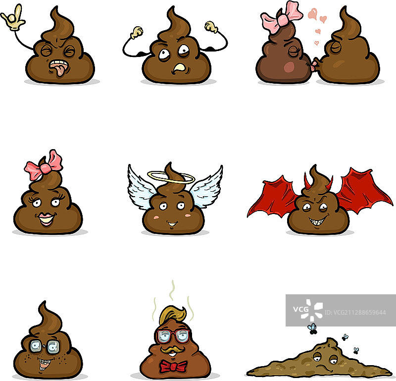 卡通便便角色合集图片素材