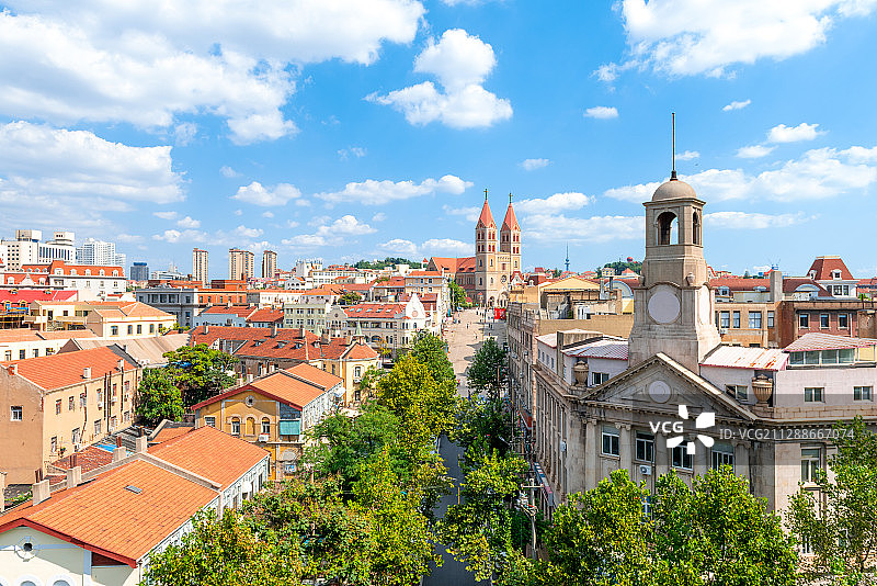 青岛德式建筑图片素材