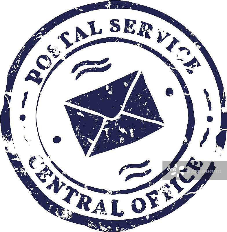 邮票邮政服务中心印章图片素材