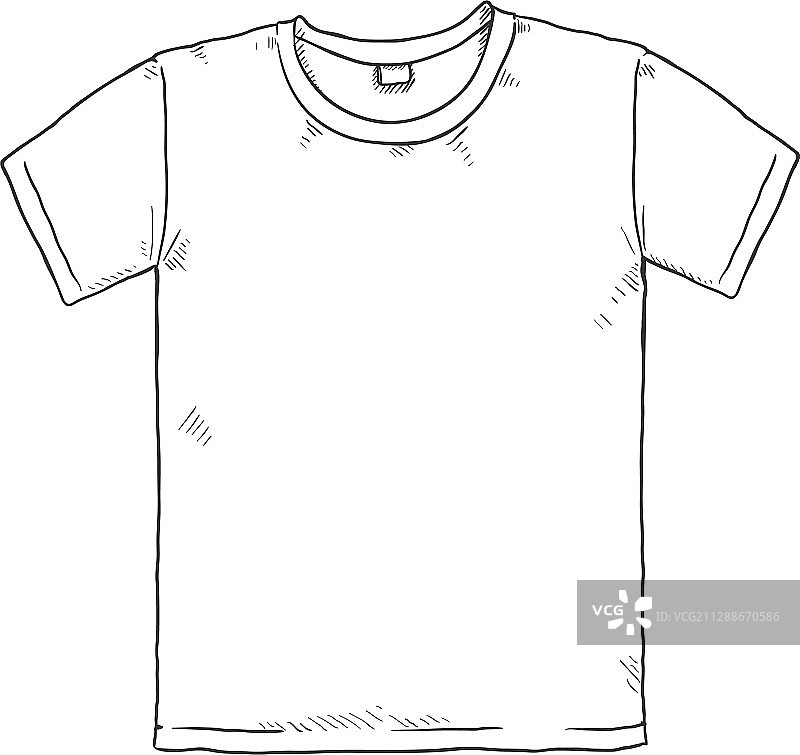 T恤素描图片素材